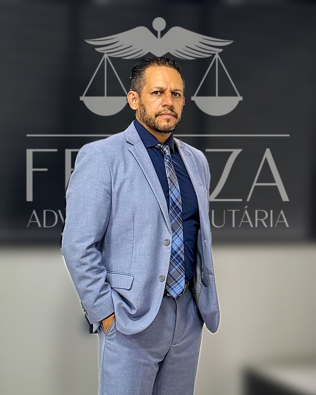 Henrique Feitoza da Silva no escritório em Maringá